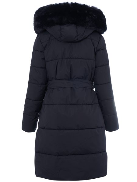 Női téli kabát Due Linee - Fekete -