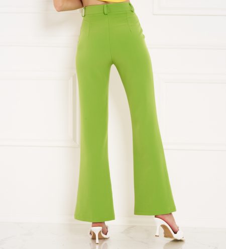 Pantaloni damă Glamorous by Glam - Verde -