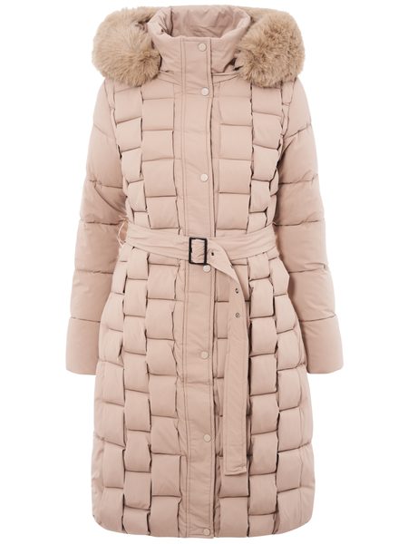 Due Linee Geacă de iarnă de damă - Bej -