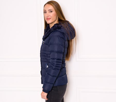 Giacca invernale donna Due Linee - Blu scuro -