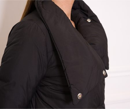 Women's winter jacket Due Linee - Black -