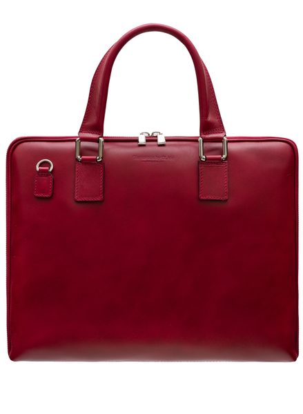 Real leather handbag Glamorous by GLAM - Wine -