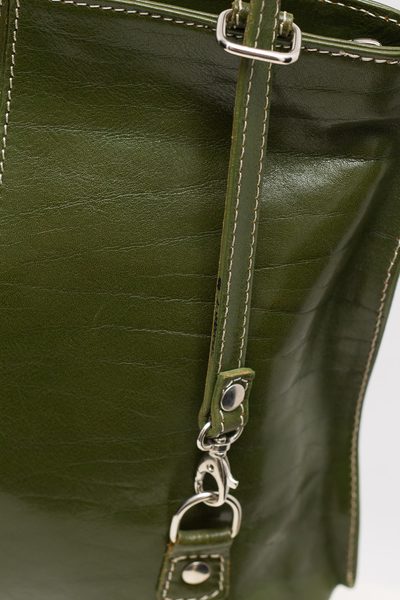 Real leather handbag Glamorous by GLAM - Green -