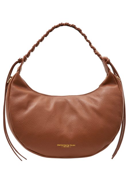 Real leather shoulder bag Glamorous by GLAM - Brown -