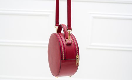 Real leather crossbody bag Glamorous by GLAM - Red -