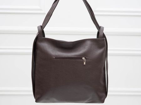 Real leather shoulder bag Glamorous by GLAM - Brown -