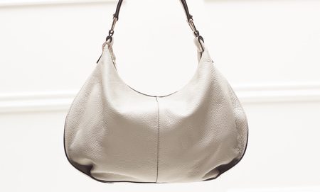 Real leather shoulder bag Glamorous by GLAM - Grey -