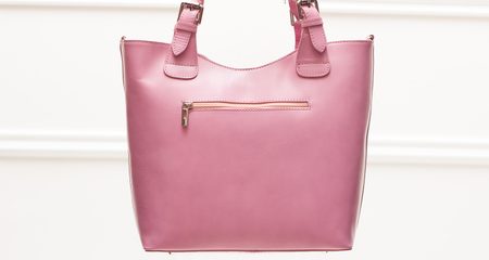 Bolso de cuero de mano para mujer Glamorous by GLAM - Rosa -