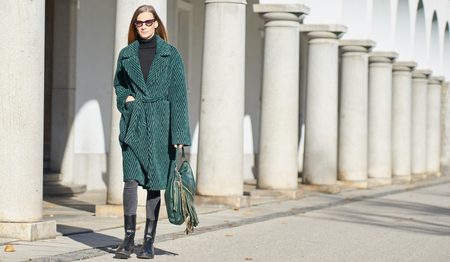 Cappotto donna Due Linee - Verde -