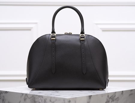 Bolso de cuero de mano para mujer Guess Luxe - Negro -