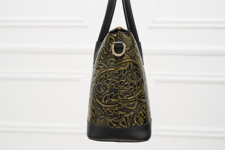 Bolso de cuero de mano para mujer Glamorous by GLAM - Negro -