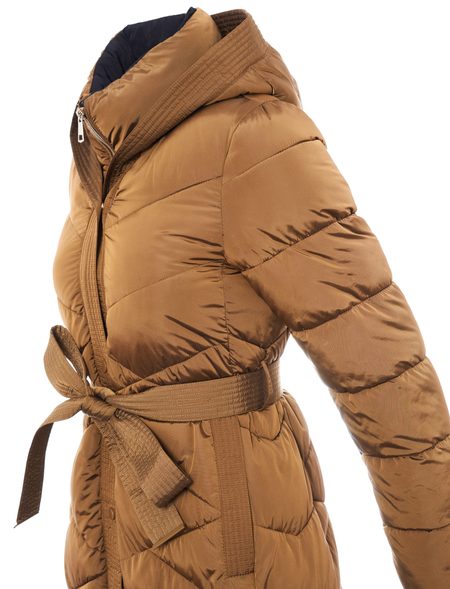 Dámská camel bunda prošívaná bi-col -