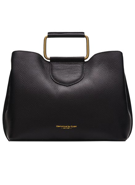 Borsa a mano da donna in pelle Glamorous by GLAM - Nero -