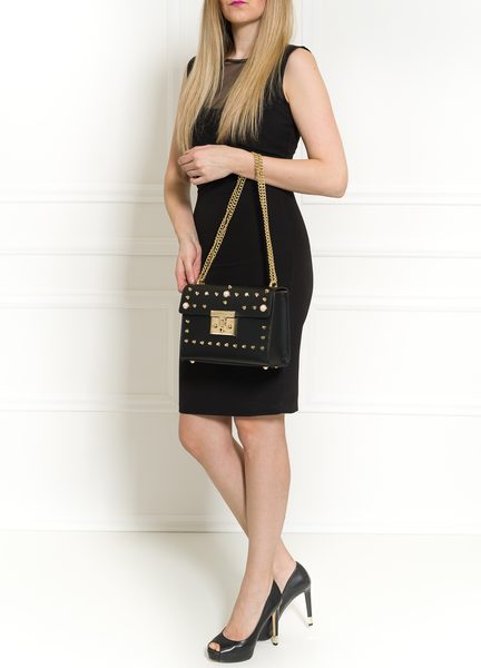 Női bőr crossbody Glamorous by GLAM - Fekete -