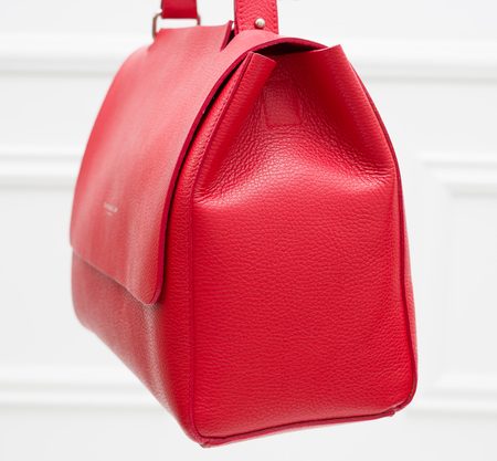 Bolso de hombro de cuero para mujer Glamorous by GLAM - Rojo -