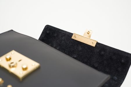 Női bőr crossbody Glamorous by GLAM - Fekete -