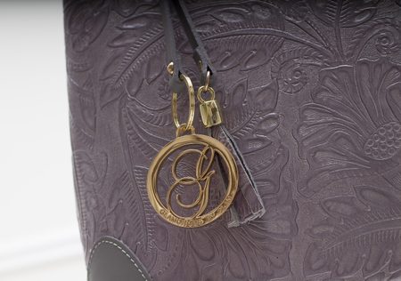 Borsa a mano da donna in pelle Glamorous by GLAM - Grigio -