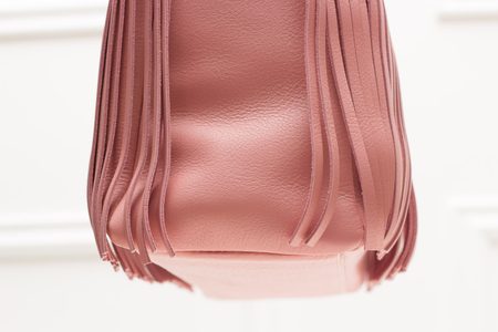 Real leather shoulder bag Glamorous by GLAM - Pink -