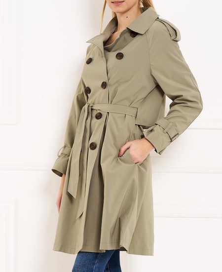 Női kabát Due Linee - Zöld -