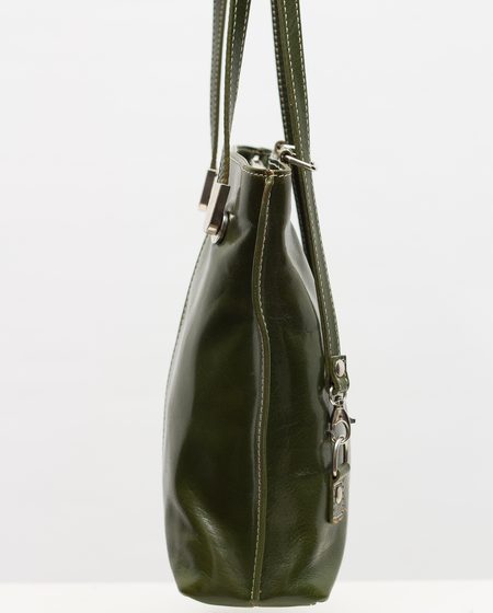 Bolso de cuero de mano para mujer Glamorous by GLAM - Verde -