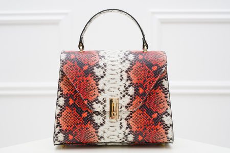 Bolso de cuero de mano para mujer Glamorous by GLAM - Rojo -