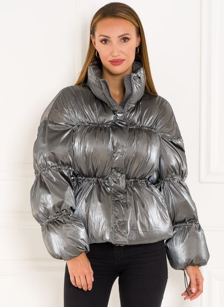 Winter jacket Due Linee - Silver -