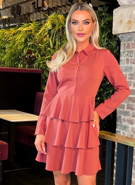 Italian dress Glamorous by Glam - Pink -