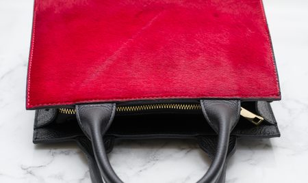 Borsa a mano da donna in pelle Glamorous by GLAM - Rosso -