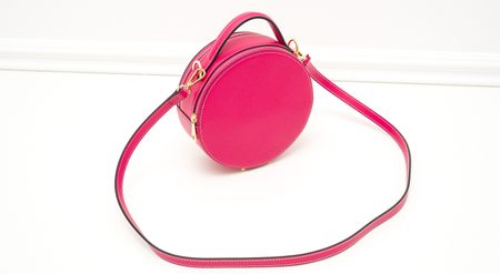 Real leather crossbody bag Glamorous by GLAM - Pink -