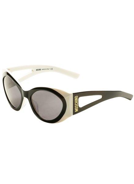 Ochelari de soare damă Moschino - Alb-negru -