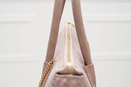 Borsa a mano da donna in pelle Glamorous by GLAM - Viola -