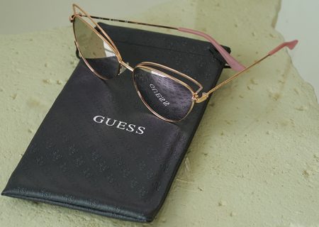 Damskie okulary przeciwsłoneczne Guess - Złoto -
