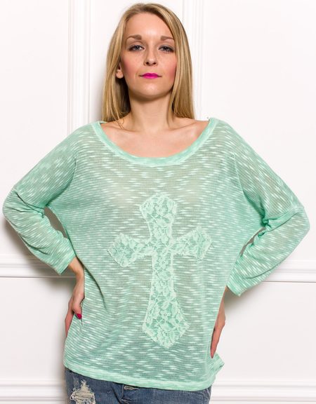 Damski sweter Glamorous by Glam - zielony -