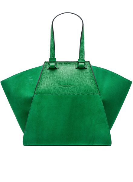 Borsa a spalla da donna in pelle Glamorous by GLAM - Verde -