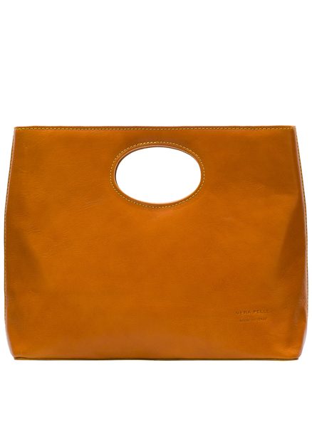 Borsa a mano da donna in pelle Glamorous by GLAM Santa Croce - Marrone -