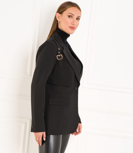 Blazer donna Due Linee - Nero -