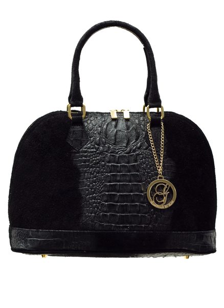 Borsa a mano da donna in pelle Glamorous by GLAM - Nero -