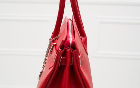 Real leather handbag Glamorous by GLAM - Red -