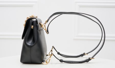 Mochila de mujer de cuero genuino Michael Kors - Negro -