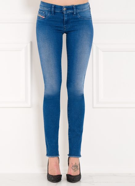 Jeansy dla kobiet DIESEL - niebieski