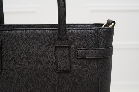 Real leather shoulder bag Tru Trussardi - Black -