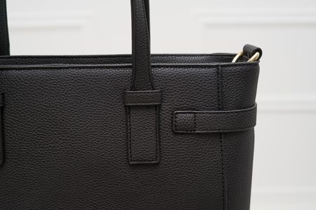 Bolso de hombro de cuero para mujer Tru Trussardi - Negro -