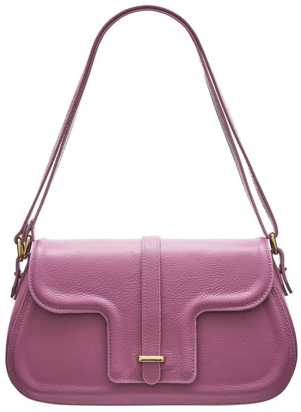 Real leather shoulder bag Glamorous by GLAM - Pink -