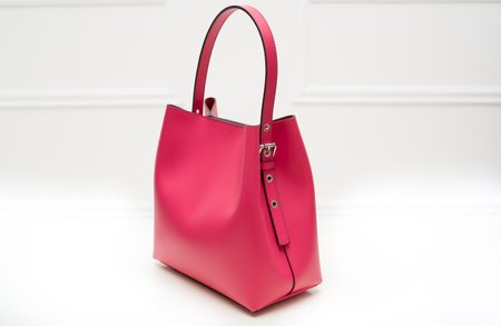 Real leather shoulder bag Glamorous by GLAM - Pink -