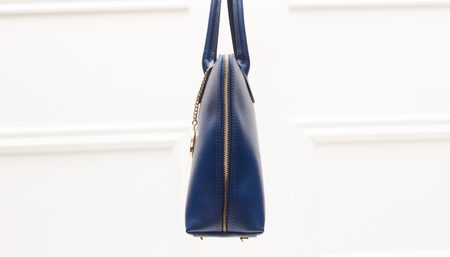 Real leather handbag Glamorous by GLAM - Blue -