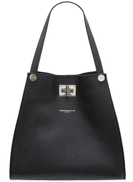 Bolso de hombro de cuero para mujer Glamorous by GLAM - Negro -