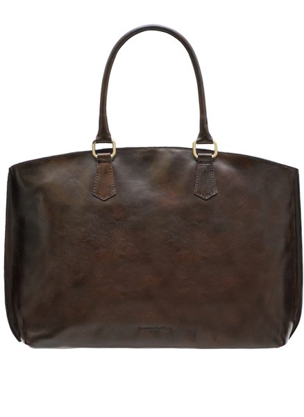 Bolso de hombro de cuero para mujer Glamorous by GLAM Santa Croce - Marrón -