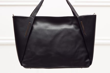 Bolso de cuero de mano para mujer Glamorous by GLAM - Negro -