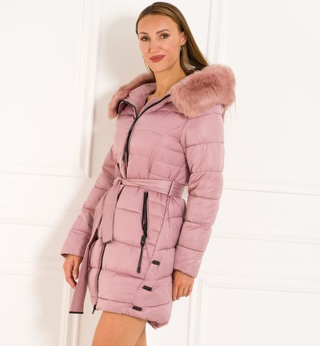 Winter jacket Due Linee - Pink -