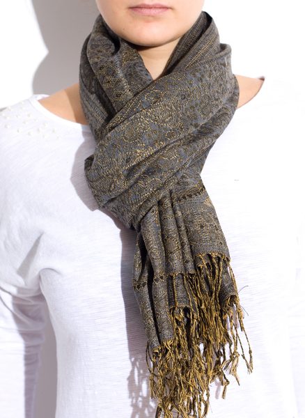 Women's scarf - Grey -